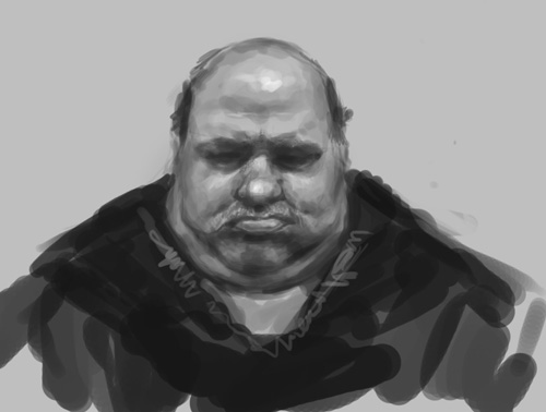 fat guy face